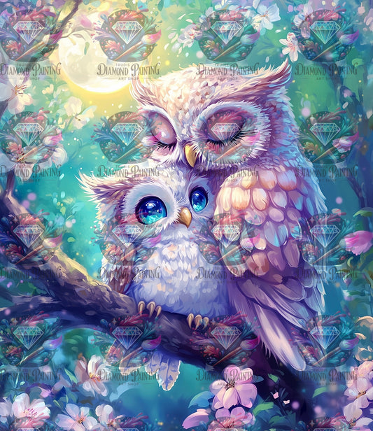 Diamond Painting Moonlight Cuddles von Traumpixxel