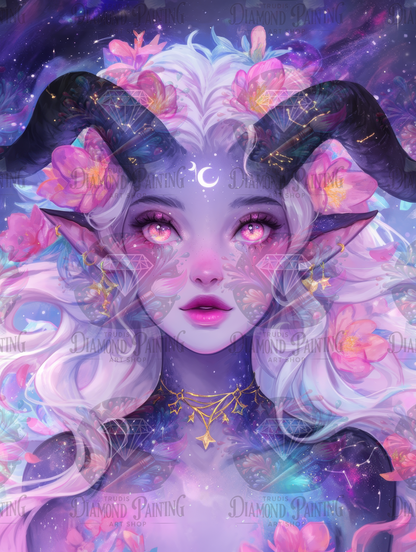 Diamond Painting Moonlit Eclipse ©shalajarias