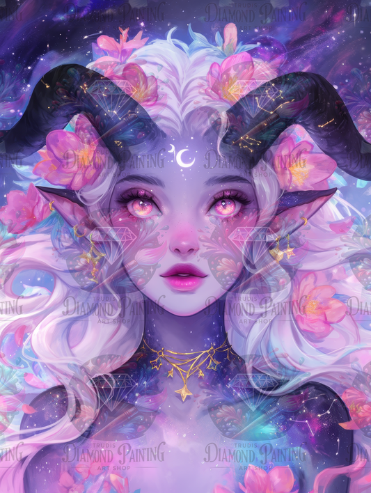 Diamond Painting Moonlit Eclipse ©shalajarias