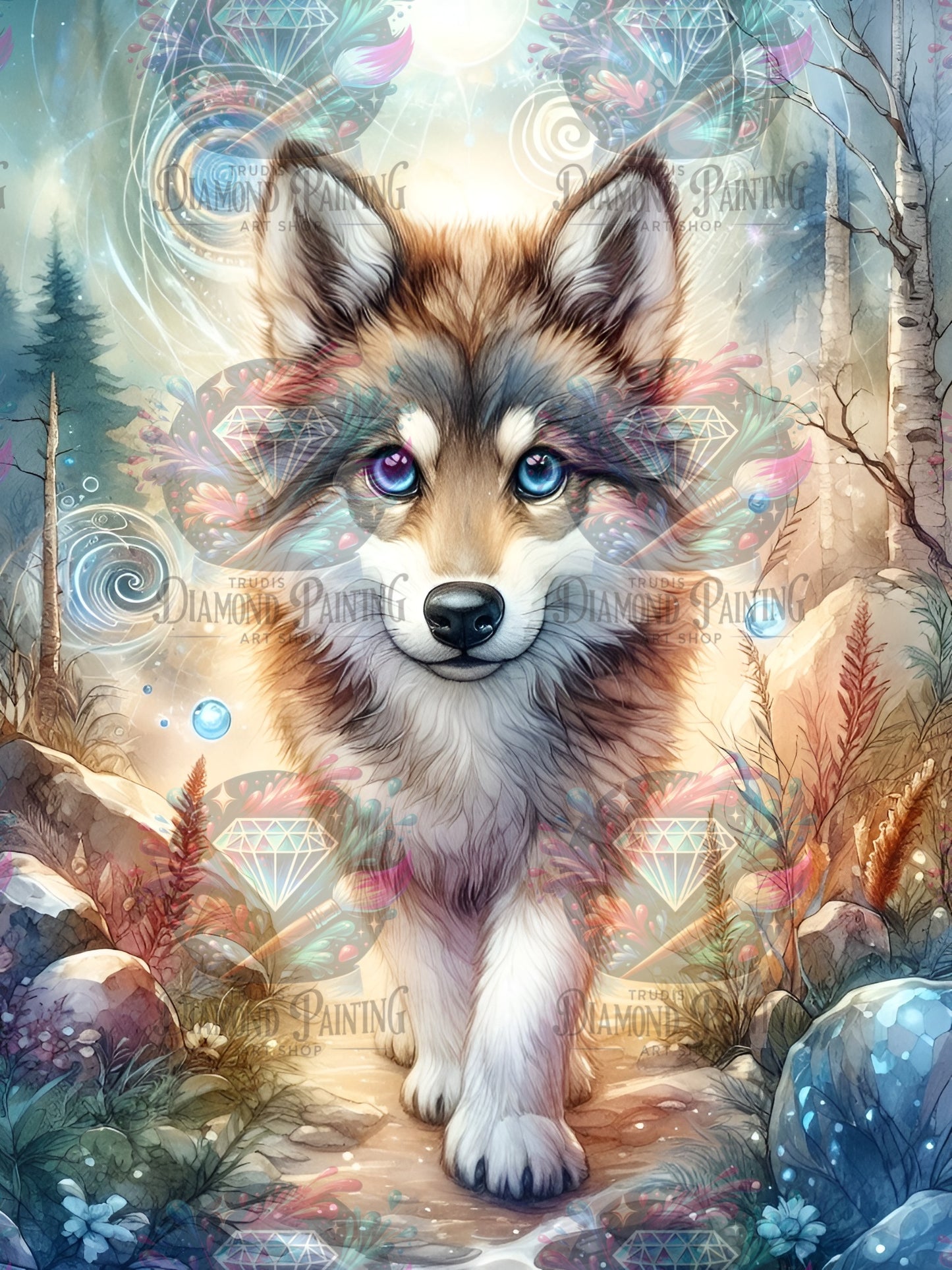 Diamond Painting Morning Whispers von MoozyJo.ai