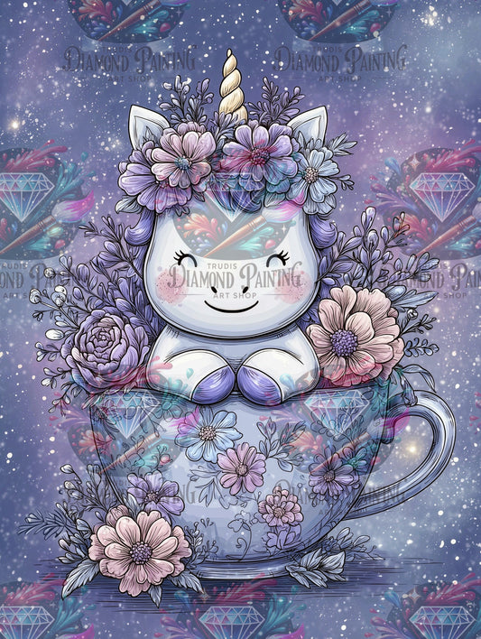 Diamond Painting Mug-nificent & Magical von ©salzkatze.ai