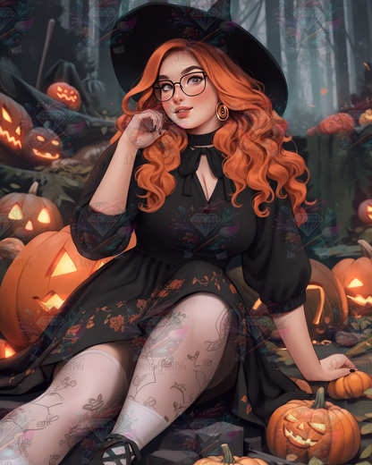 Mystical Pumpkin Scence ©shalajarias