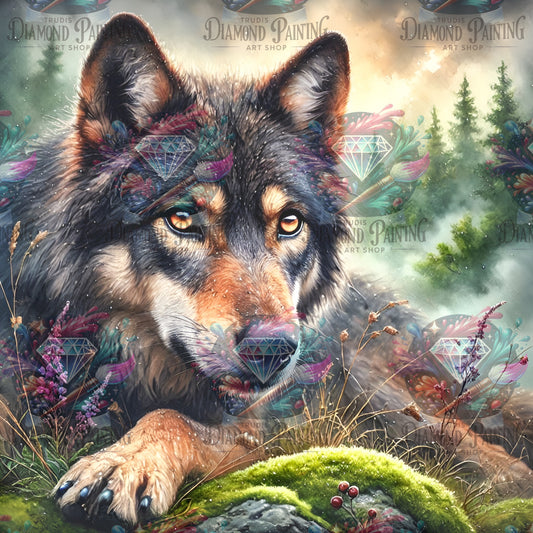 Diamond Painting Nebula Howl ©MoozyJo.ai