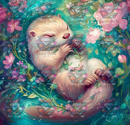Diamond Painting Otter Harmony von Traumpixxel