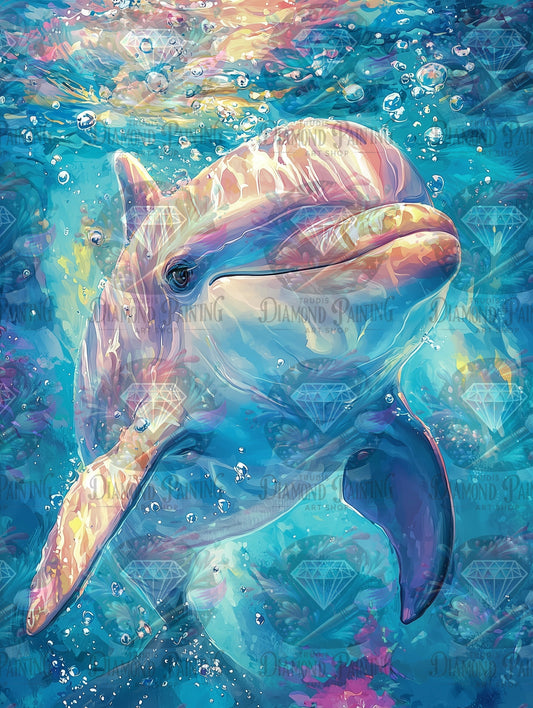 Diamond Painting Playful Observer ©salzkatze.ai