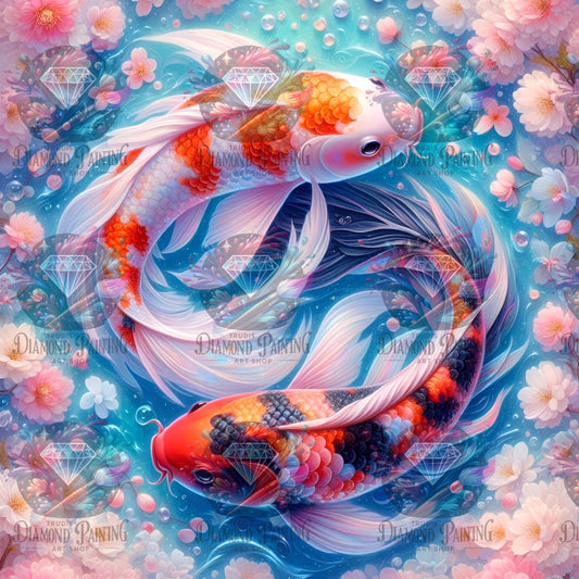 Diamond Painting Pond Of Duality von MoozyJo.ai