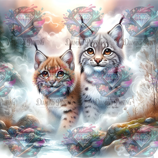 Diamond Painting Pounce & Pebble ©MoozyJo.ai