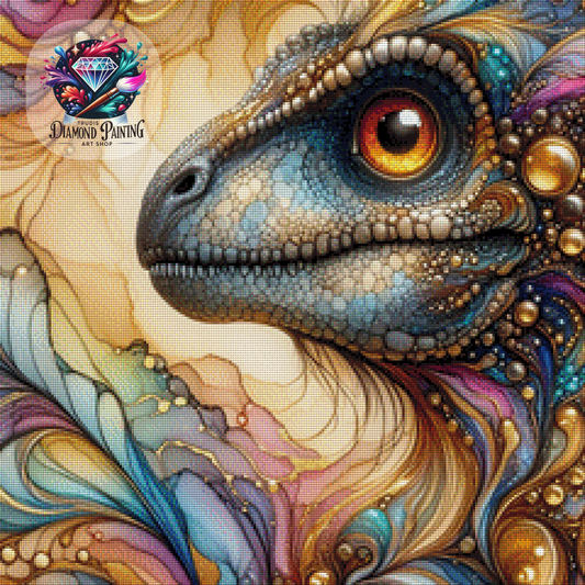 Diamond Painting Predator Flow ©MoozyJo.ai - 60x60cm mit 235 Farben