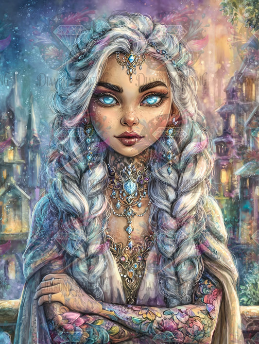 Diamond Painting Prisma der Nordlichter ©trudis_ai_art
