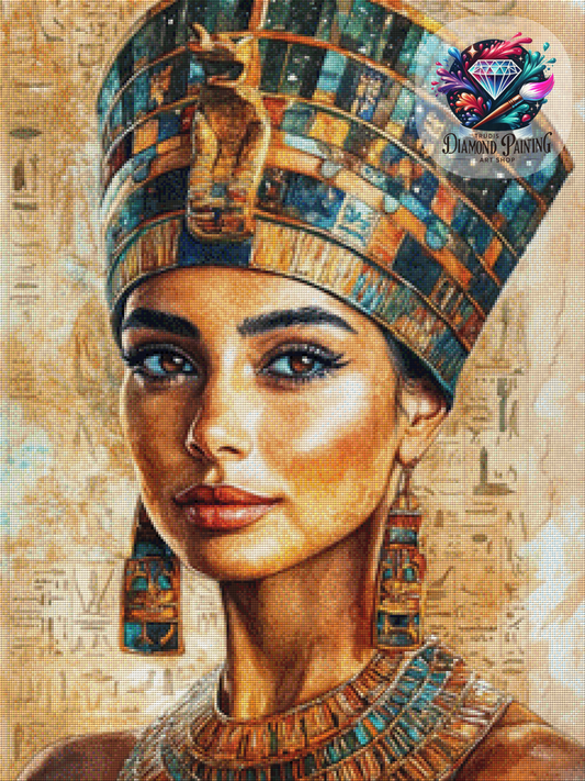 Diamond Painting Queen Of The Nile ©sakura.cherry.ai - 60x80cm mit 245 Farben
