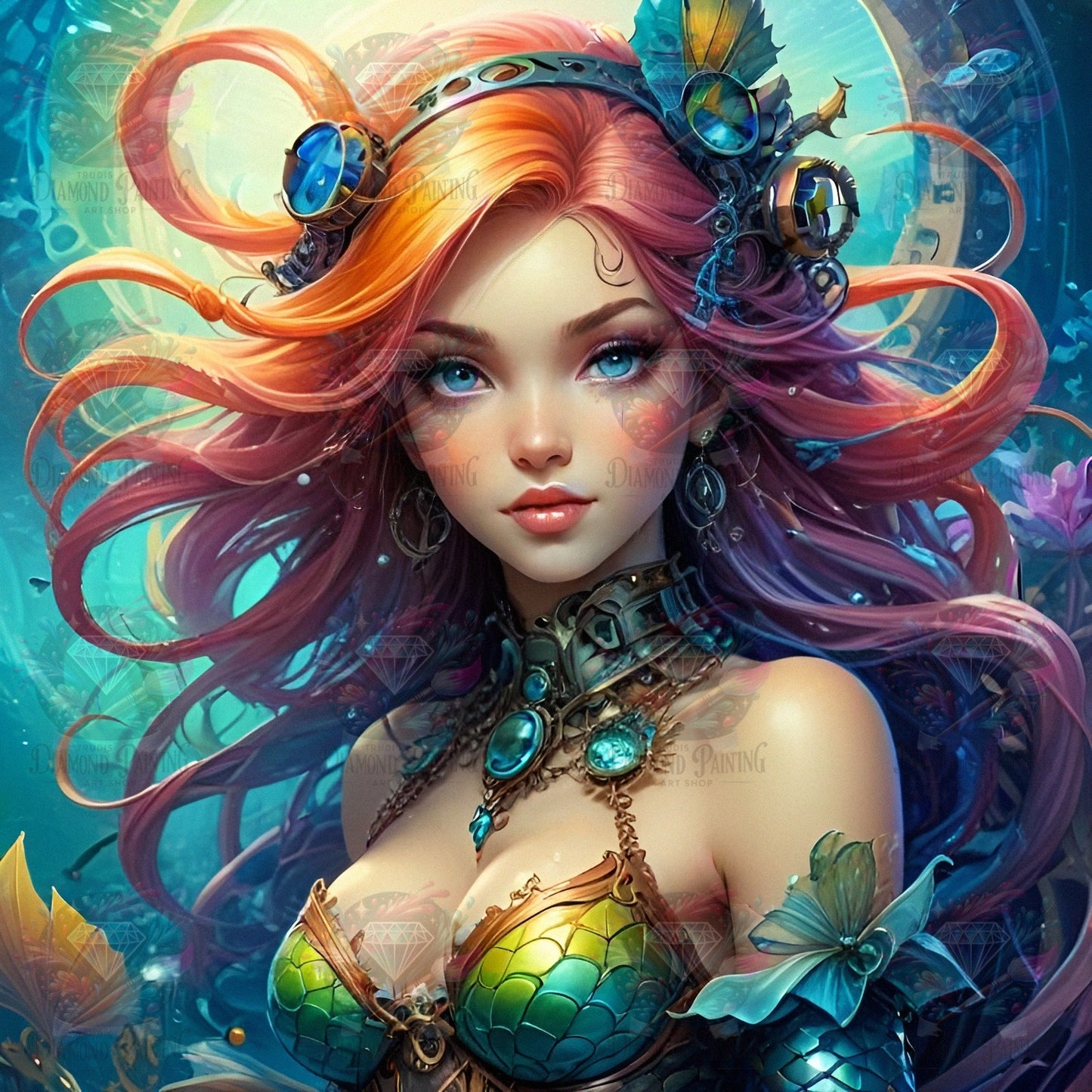 Steampunk Mystical Mermaid ©linchens_bunte_welt