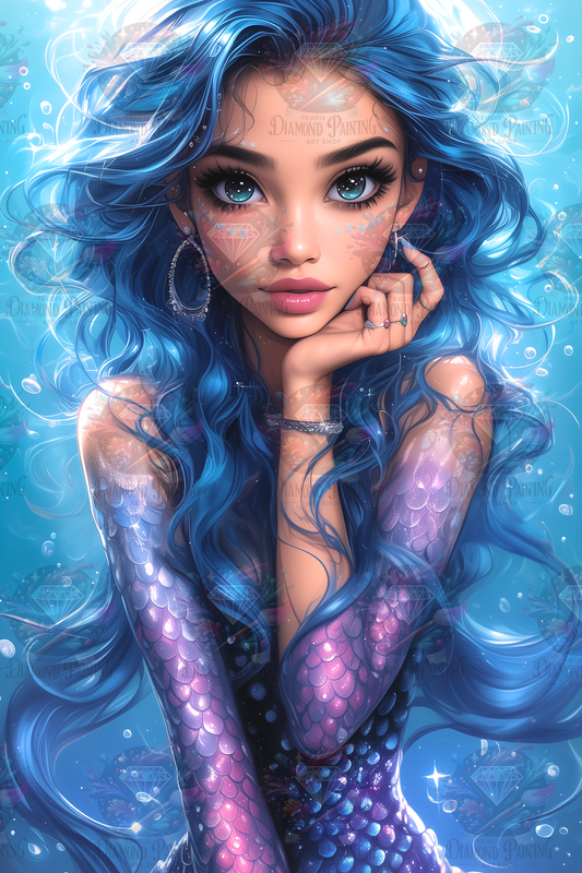 Mysterious Mermaid ©salzkatze.ai