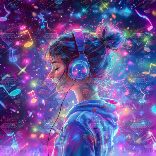 Diamond Painting Her Secret Symphony ©sandrietta_ai