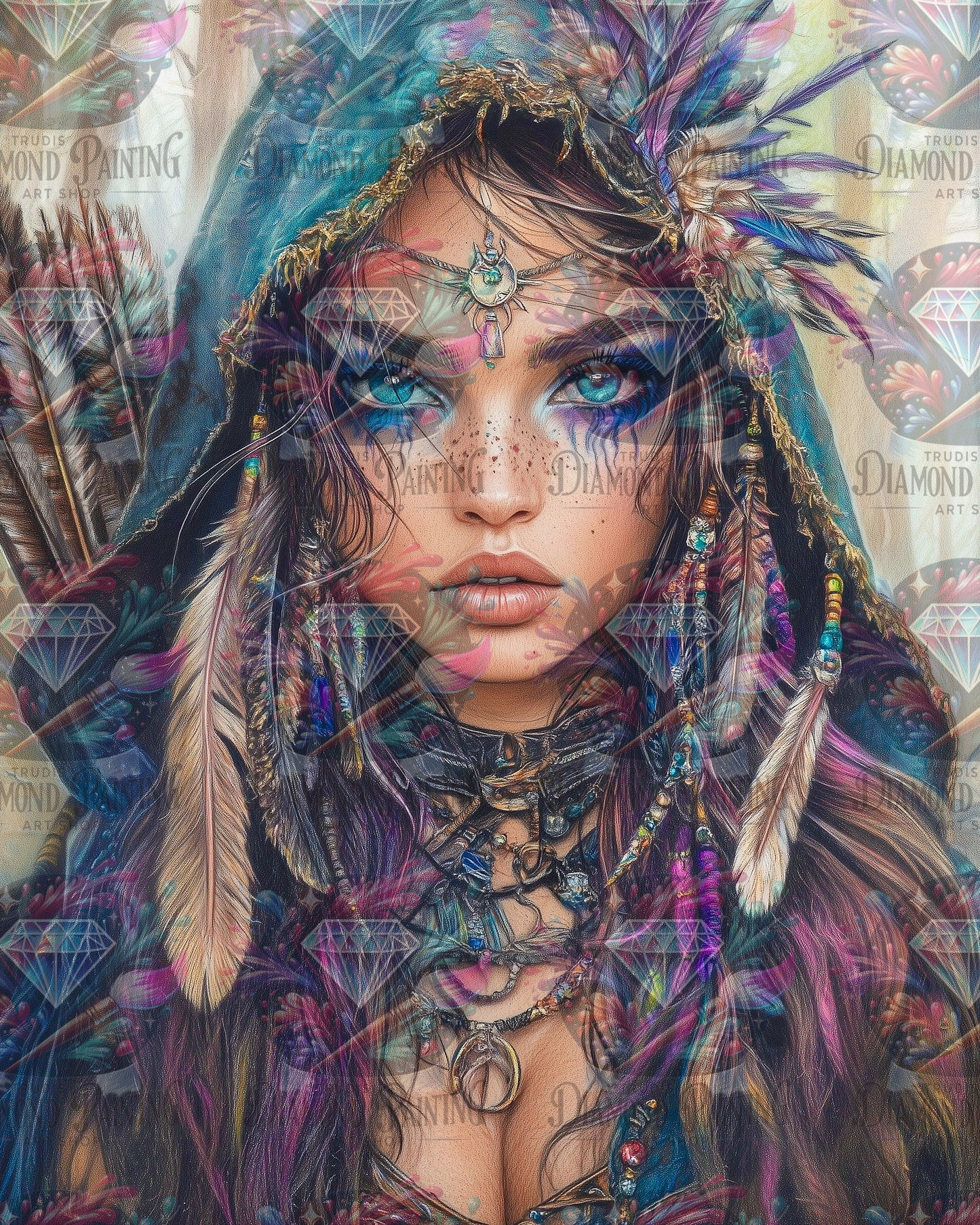 Diamond Painting Echo Of The Forest ©salzkatze.ai