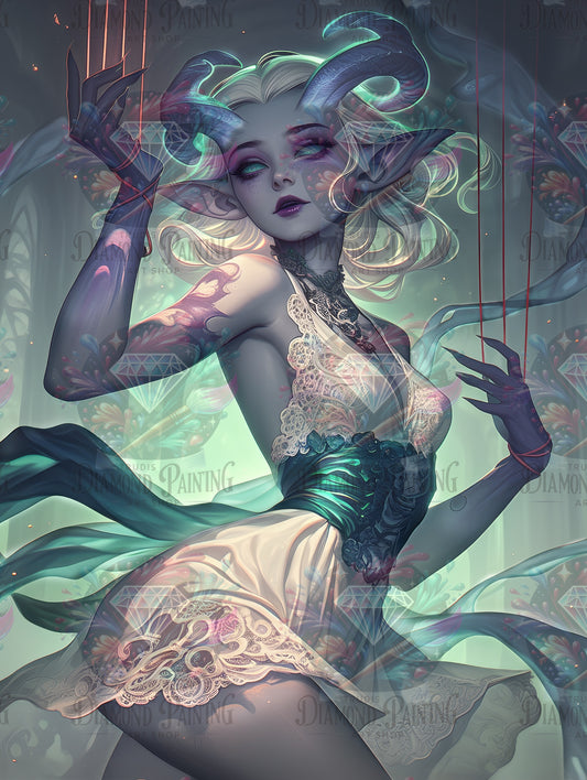 Diamond Painting Dark Marionette's Waltz ©shalajarias