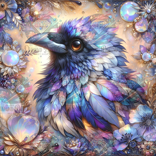 Full Fairy Dust Silver Diamond Painting Shades And Prisms ©MoozyJo.ai
