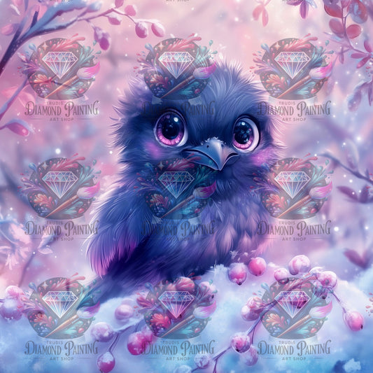 Diamond Painting Schneefeder von Traumpixxel