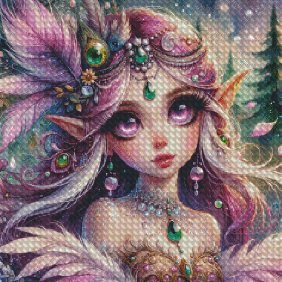 Diamond Painting Smaragdträume im Feenwald von Finira_artist