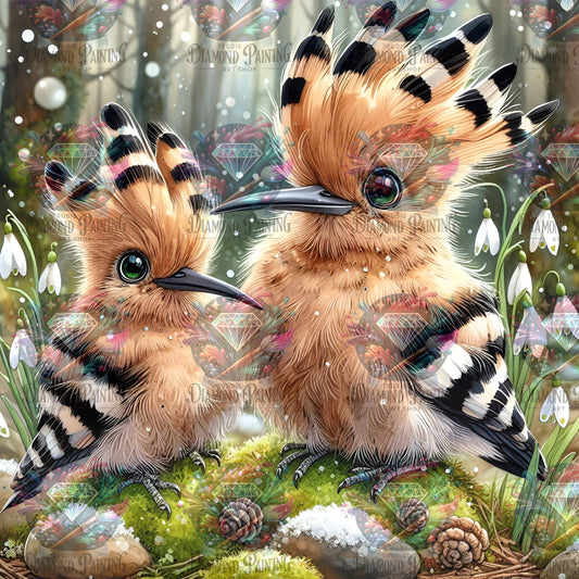 Diamond Painting Snowdrop Song von MoozyJo.ai