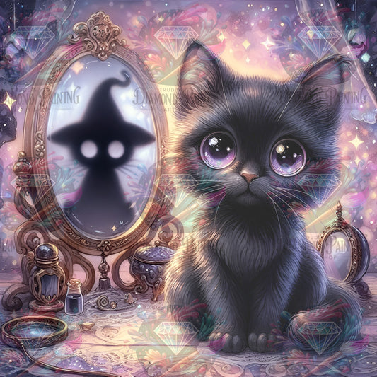 Diamond Painting Spells In The Mirror von MoozyJo.ai