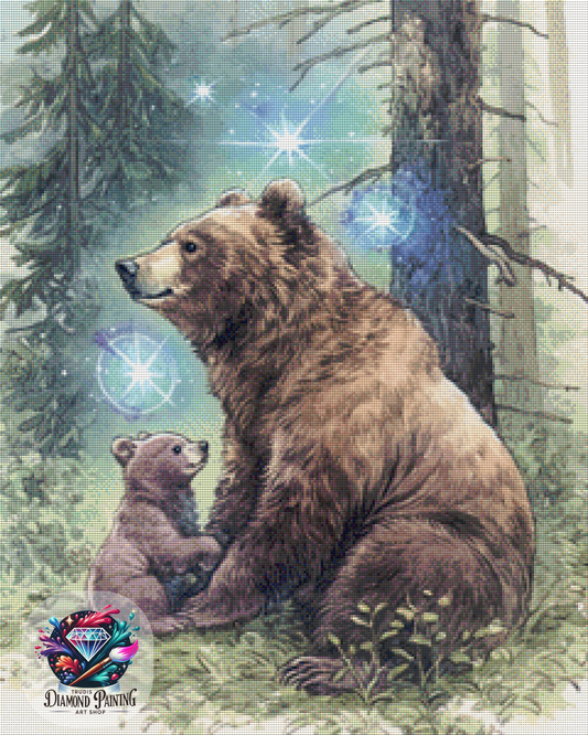 Diamond Painting Starlight Guardians ©shalajarias - 60x75cm mit 130 Farben