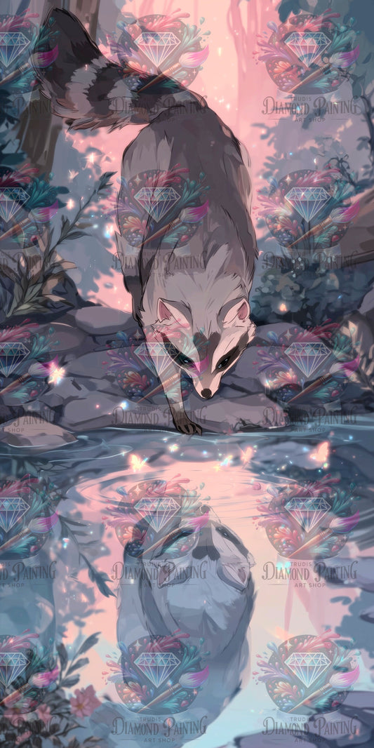 Diamond Painting Stille über den Wassern von Salzkatze.ai