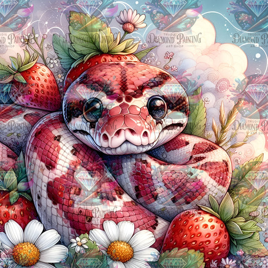 Diamond Painting Strawbella von MoozyJo.ai