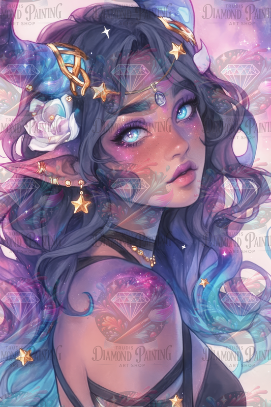Diamond Painting The Cosmos Dances ©shalajarias