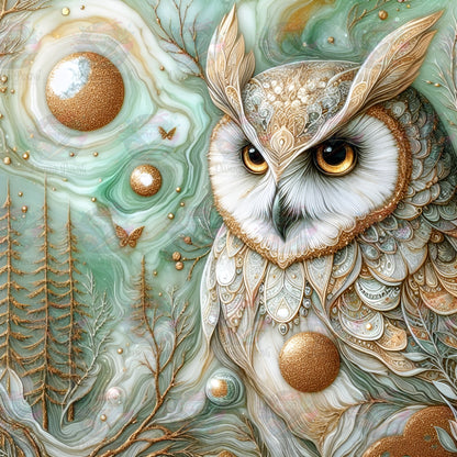 The Owl's Realm ©salzkatze.ai