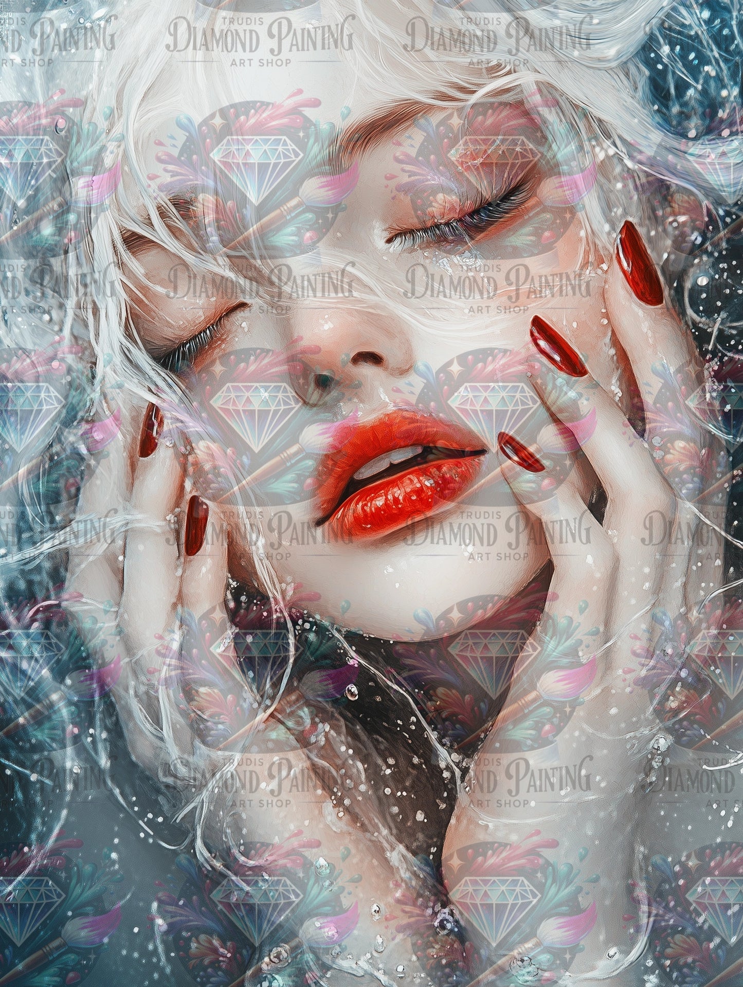 Diamond Painting The Weight Of Longing ©salzkatze.ai