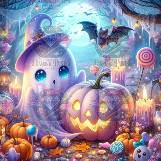 Diamond Painting Trick Or Treat ©Lexxy Ai