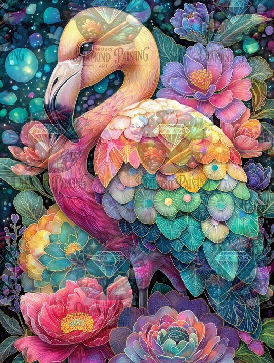 Diamond Painting Tropical Elegance ©salzkatze.ai