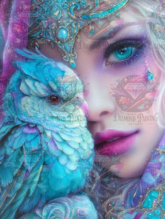 Diamond Painting Die Träne der Saphirseele ©Elly_A.I