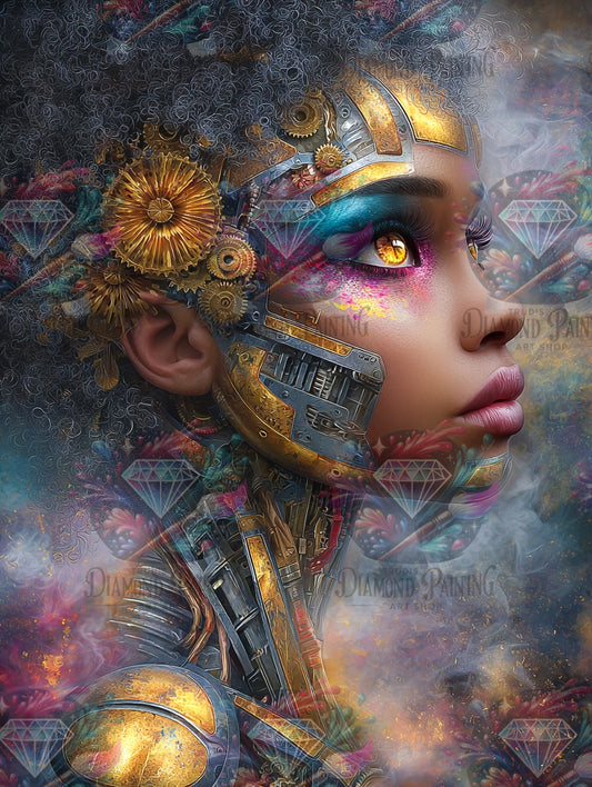 Diamond Painting Soleia - Die Seele der Zahnräder ©Elly_A.I