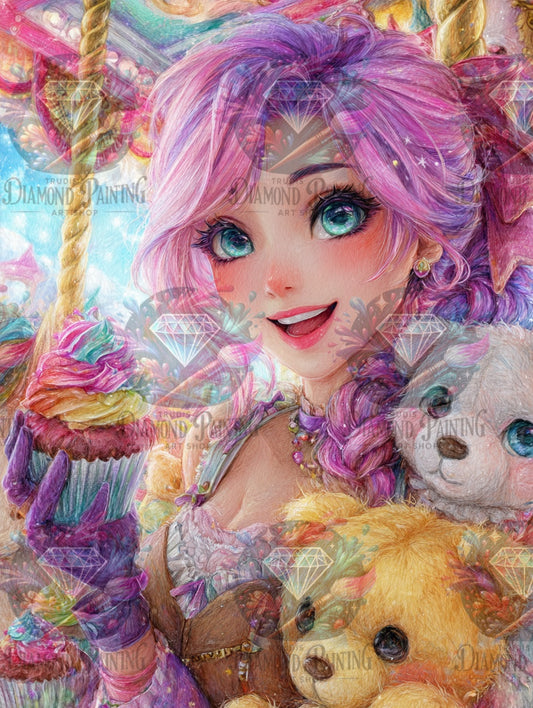 Diamond Painting Zuckerwirbel & Kuschelzauber von ©Elly_A.I