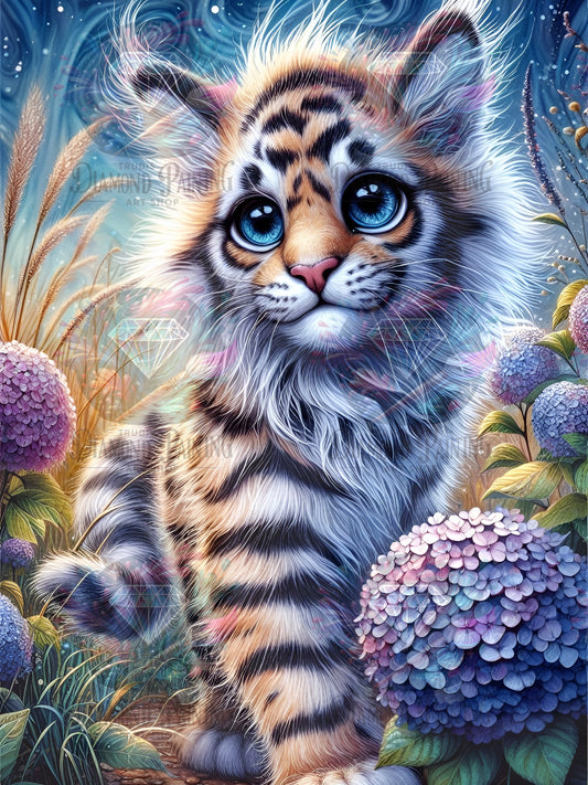 Diamond Painting Veloria Shadowbloom von MoozyJo.Ai