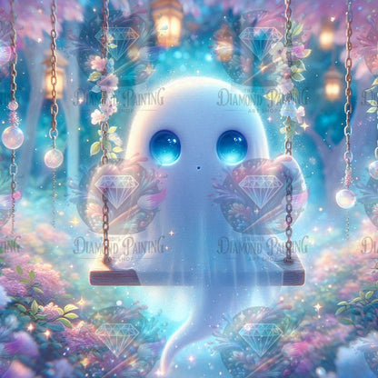 Diamond Painting Whispering Willow Dance ©Lexxy Ai