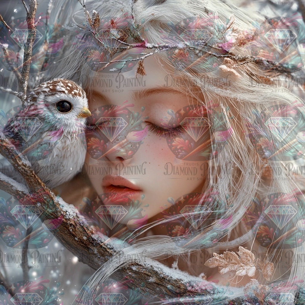 Diamond Painting Whispers Of Winter - The Silent Bond ©traumpixxel