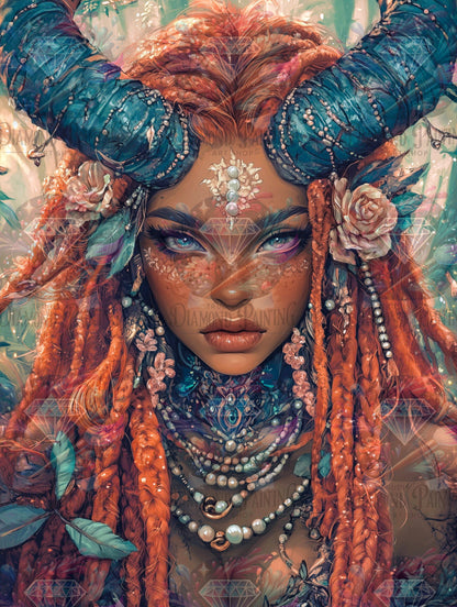 Diamond Painting Woodland Queen ©salzkatze.ai