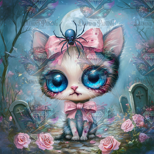 Diamond Painting Zombie Kitty von Traumpixxel