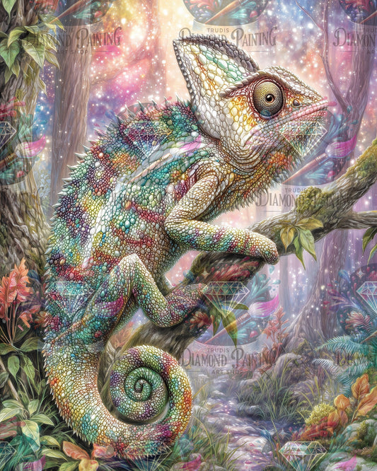 Diamond Painting Zwischen Moos und Märchenlicht ©salzkatze.ai