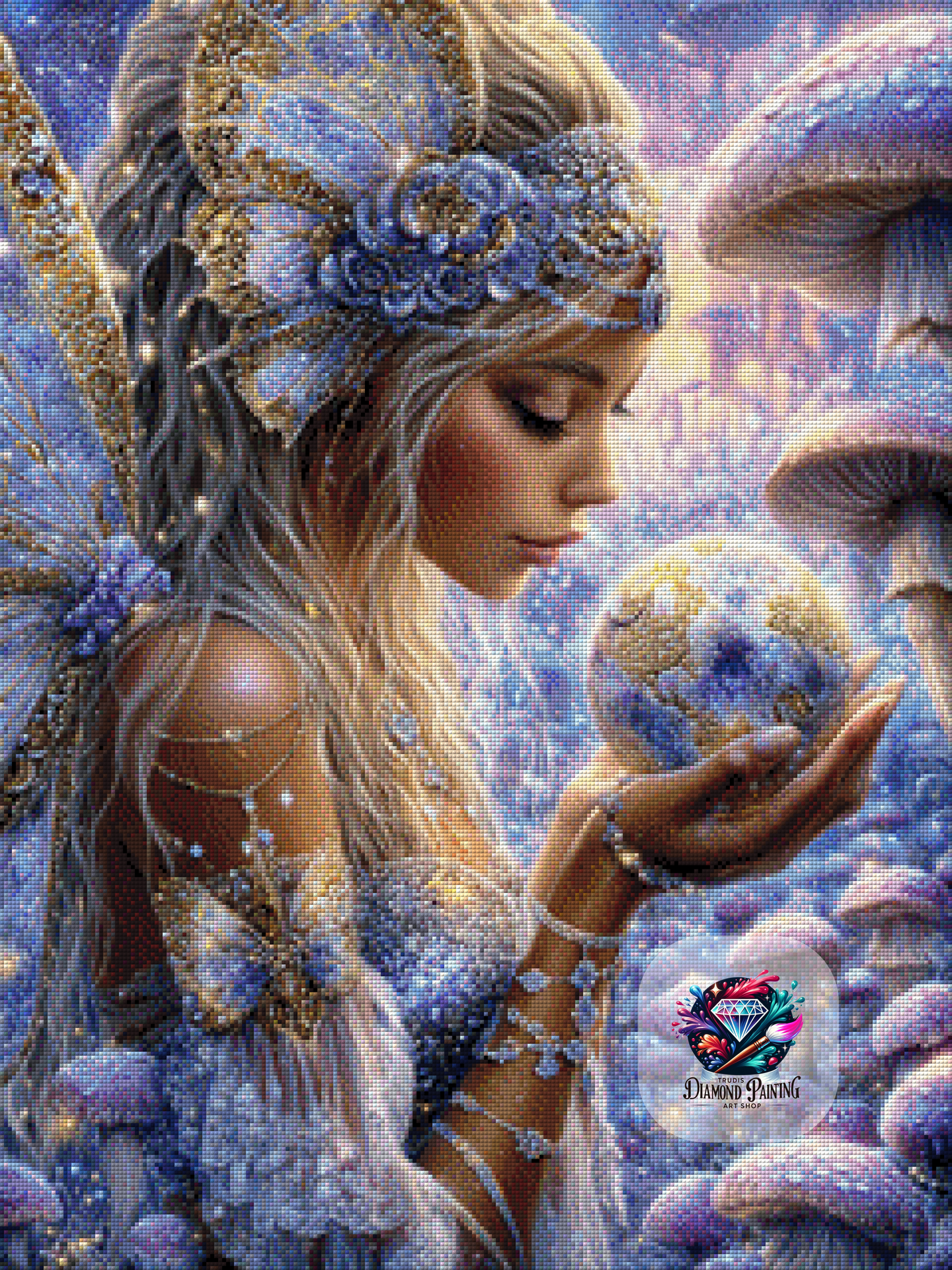 Diamond Painting Zwischen Sternenstaub & Wurzelgold ©Elly_A.I - 60x80cm mit 150 Farben