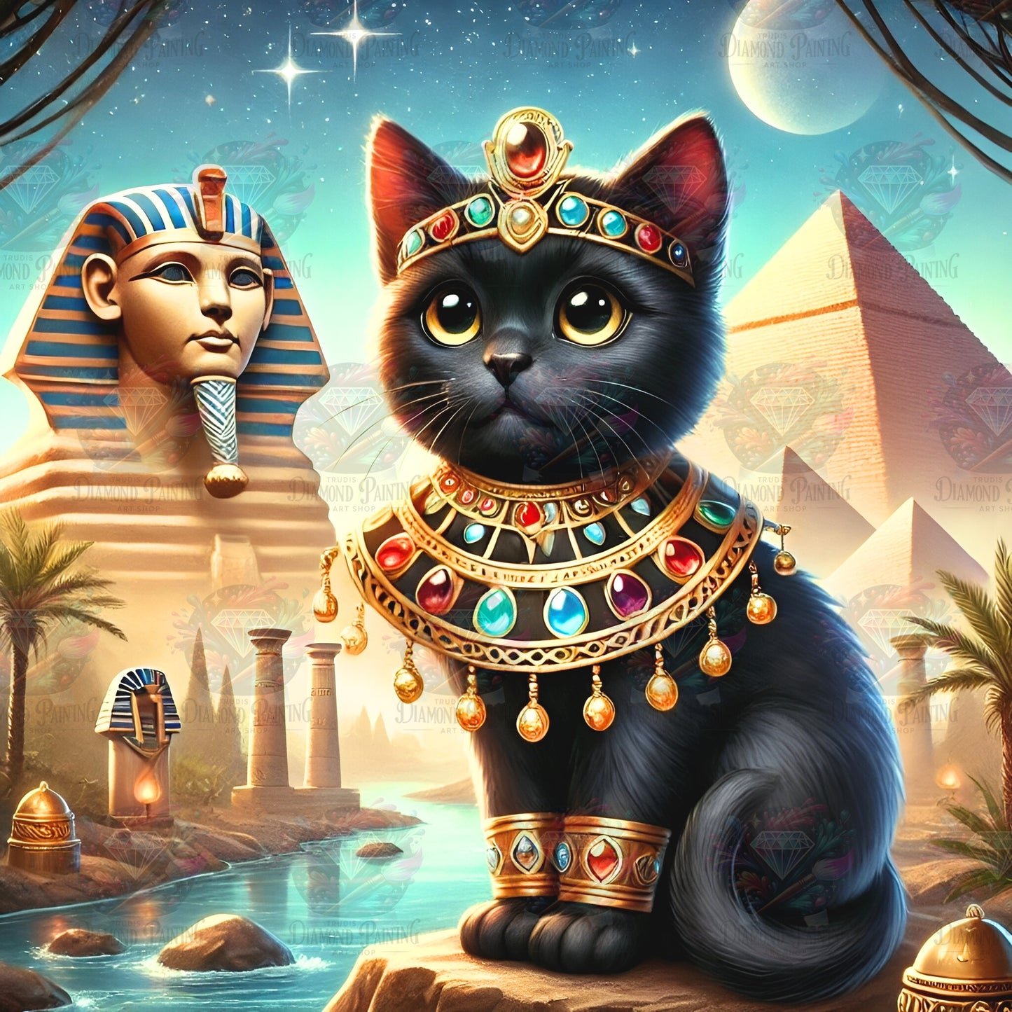 Mystical Egypt Cat ©linchens_bunte_welt