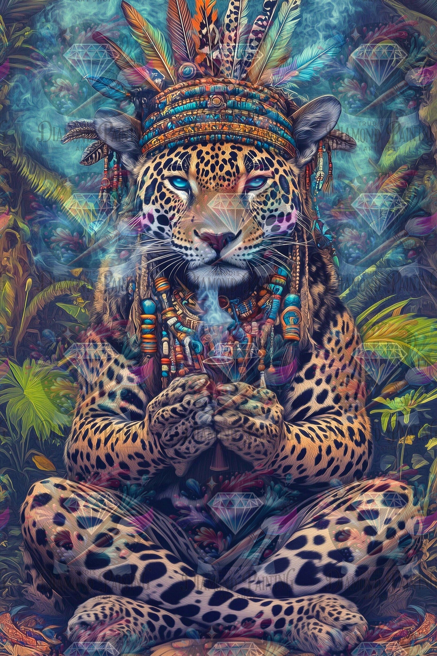 Diamond Painting Jungle Fever ©salzkatze.ai
