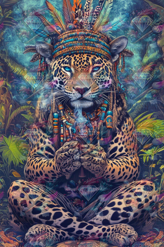 Diamond Painting Jungle Fever ©salzkatze.ai