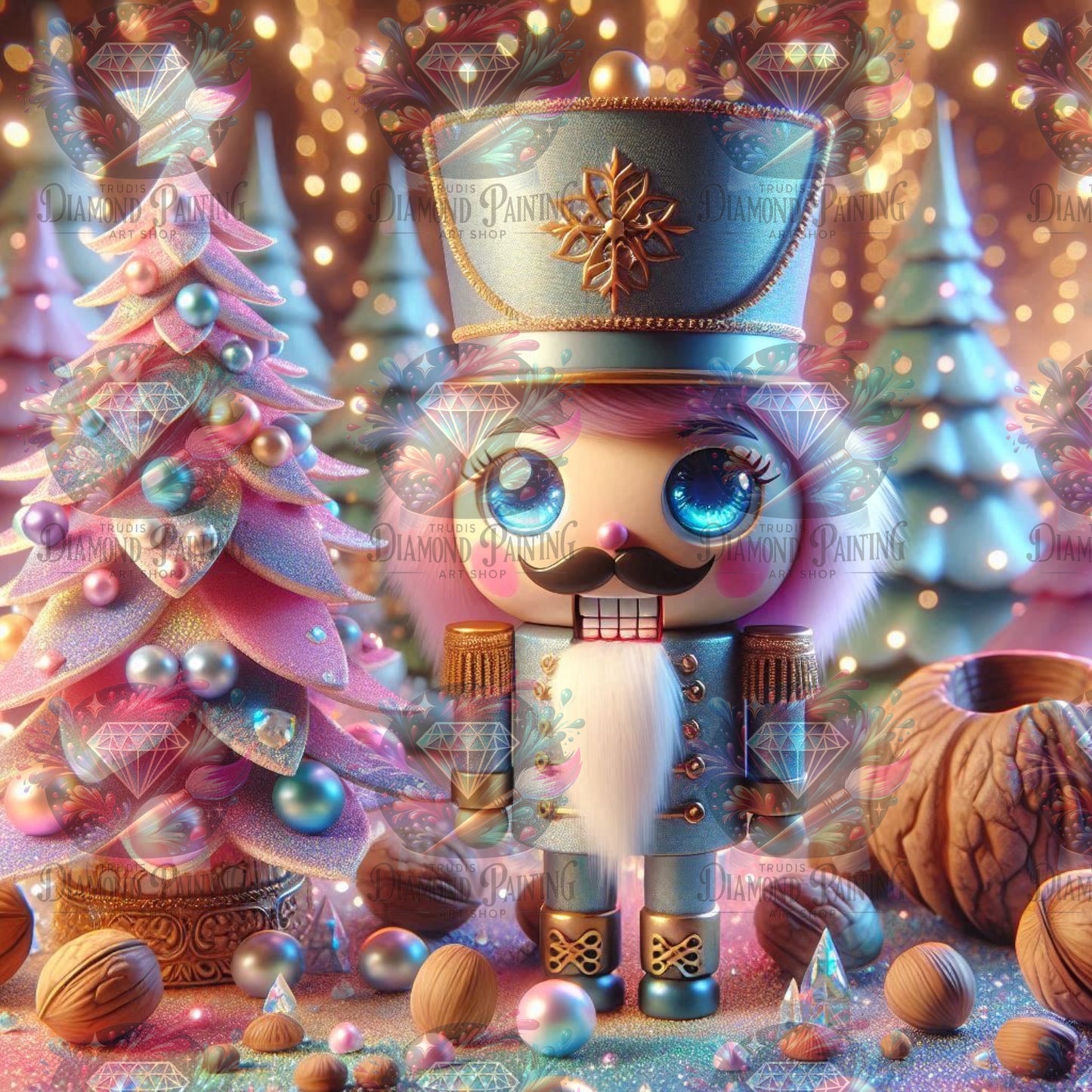 Diamond Painting Charming Nutcracker von Lexxy Ai