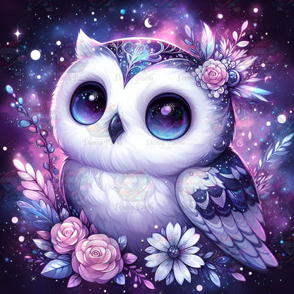 Cute Galaxy Owl ©linchens_bunte_welt