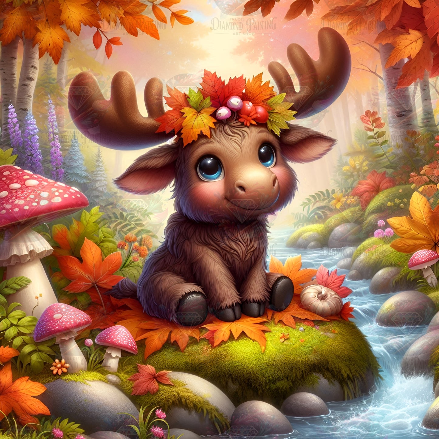 Cute Autumn Moose ©linchens_bunte_welt