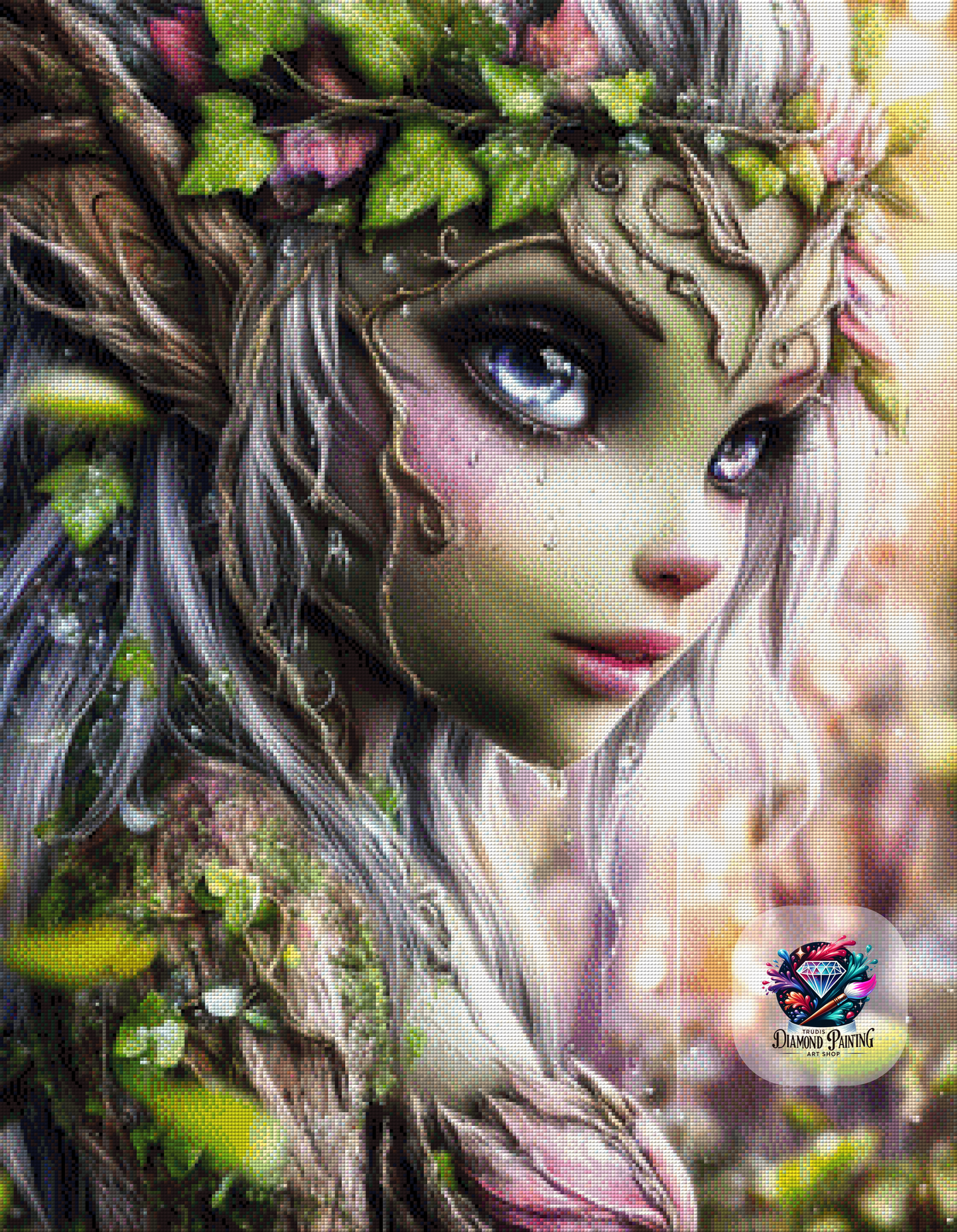 Diamond Painting Naylira - Die Träne der Natur ©Elly_A.I - 70x90cm mit 150 Farben