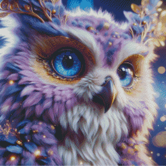 Diamond Painting Enchanted Owl von Lexxy Ai